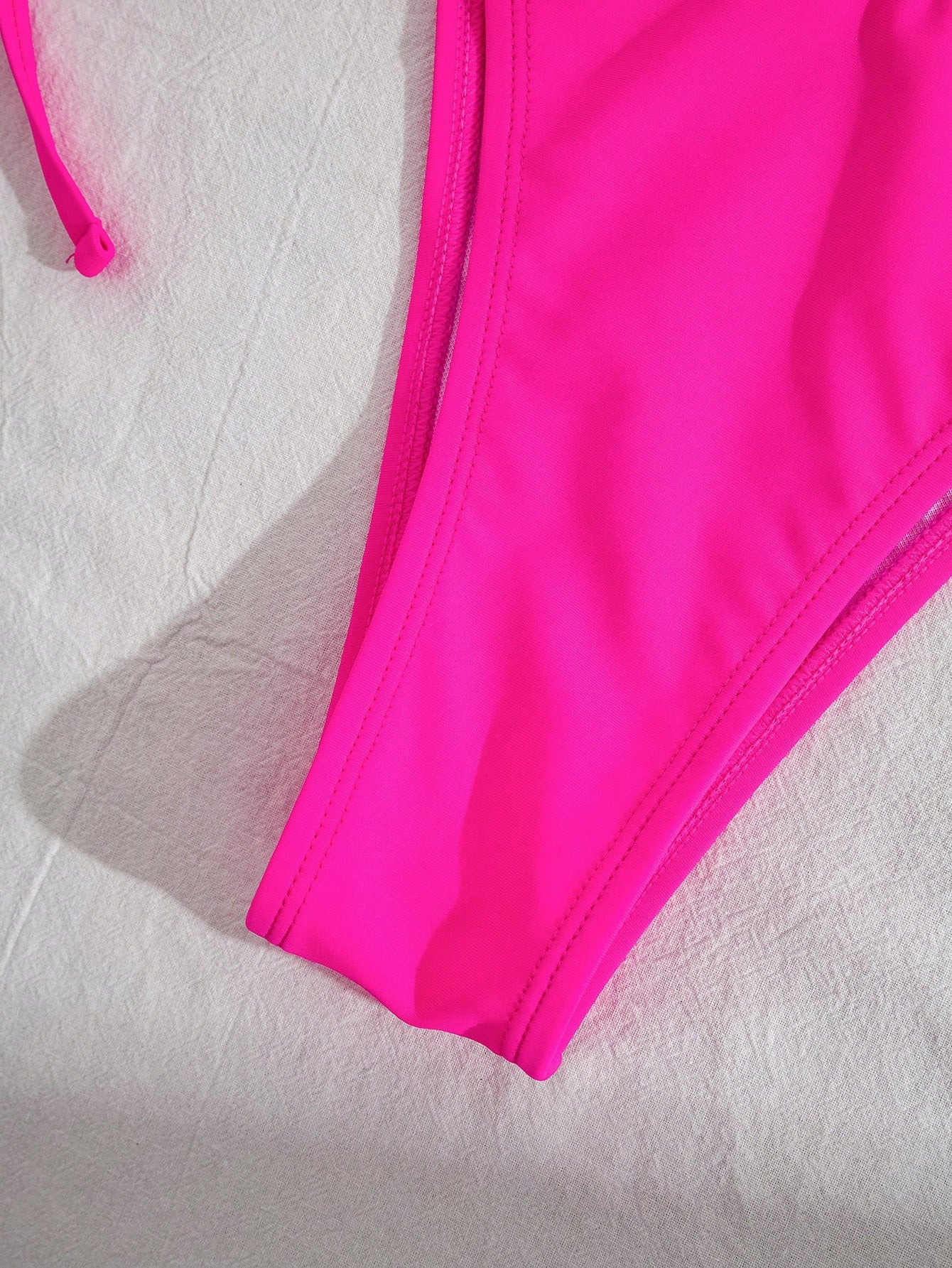 Biquíni Cortininha Tradicional Com Amarração Lateral