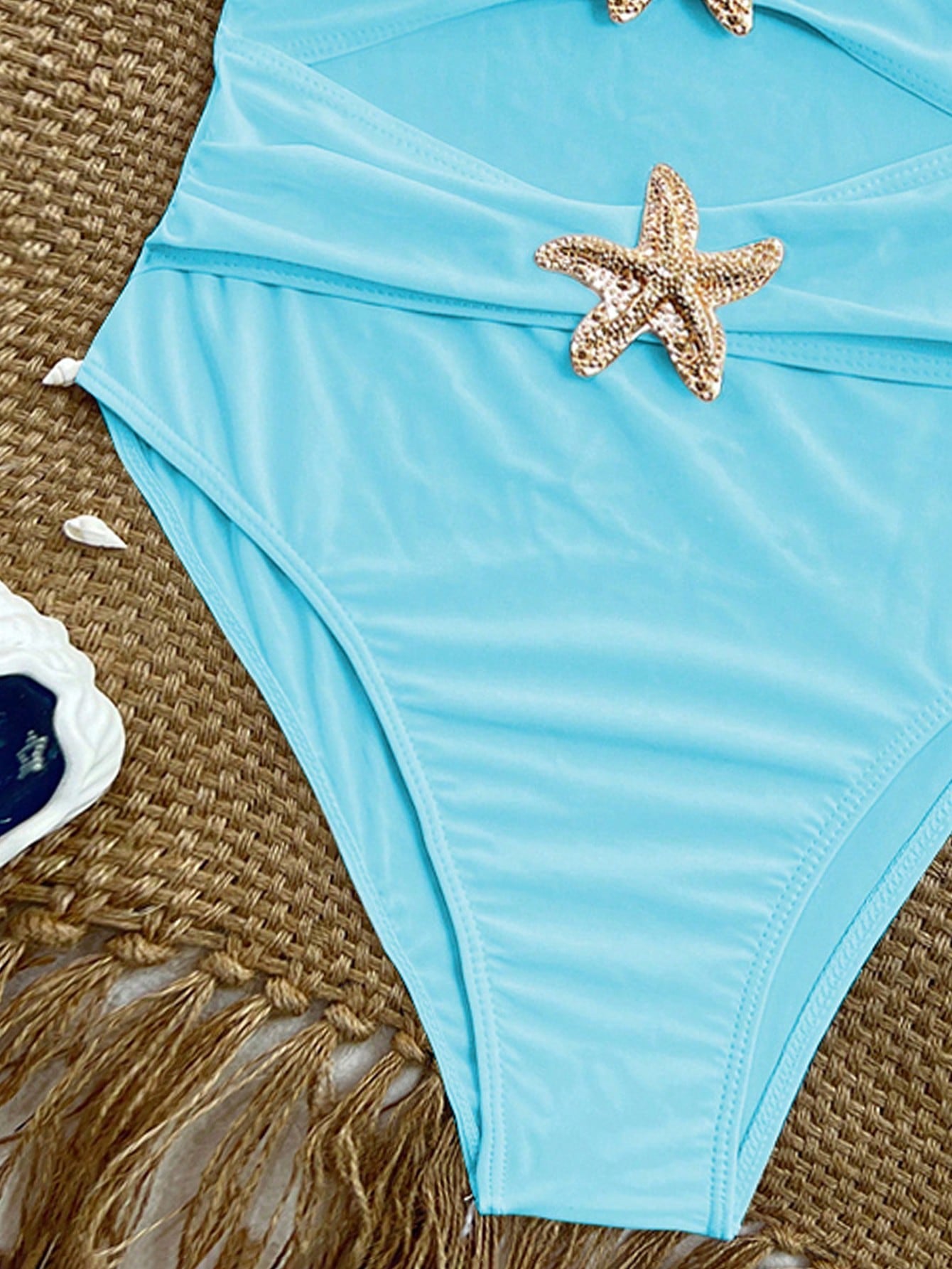 Maiô Tomara Que Caia Com Recortes E Apliques De Estrela