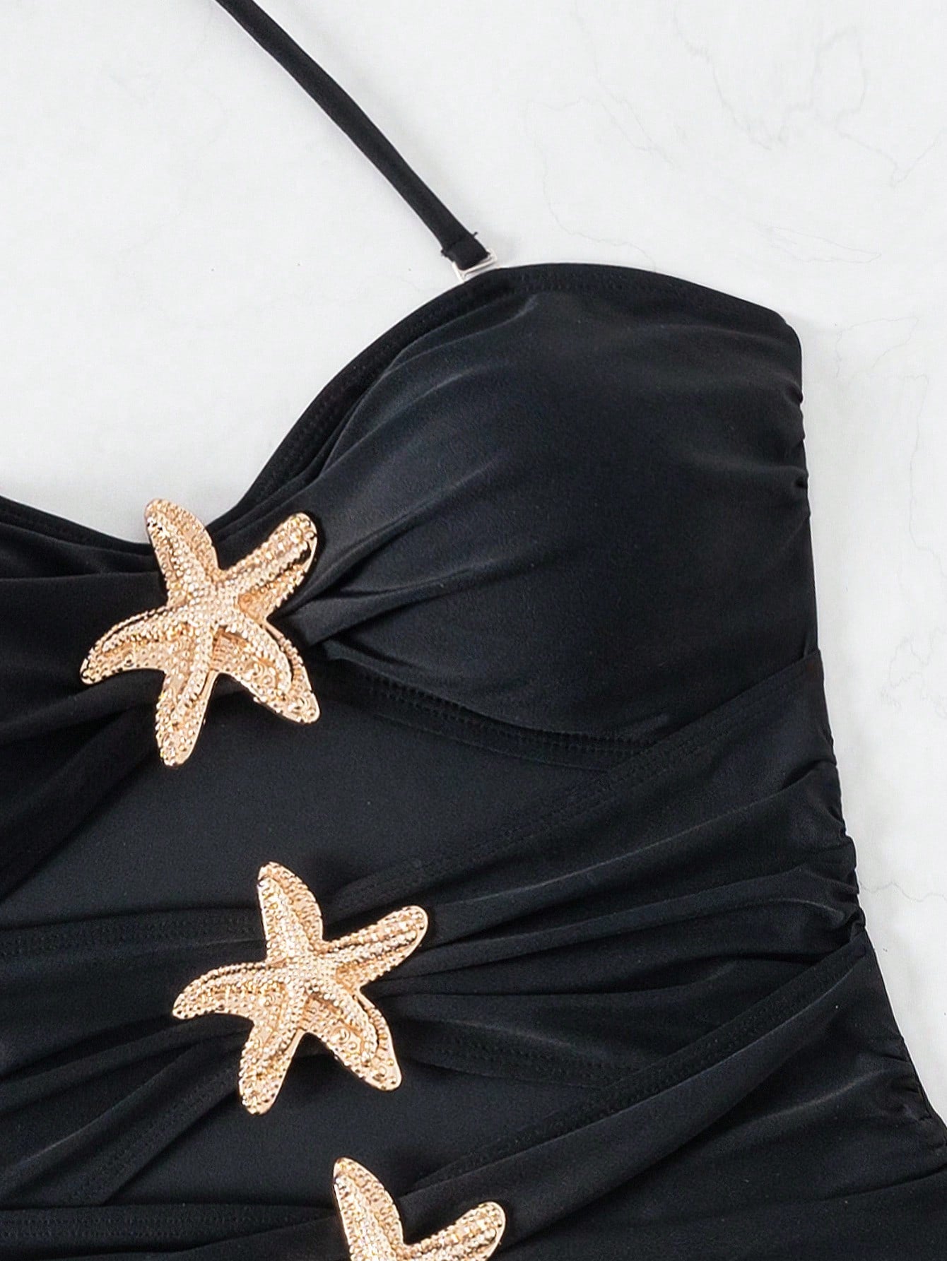 Maiô Tomara Que Caia Com Recortes E Apliques De Estrela