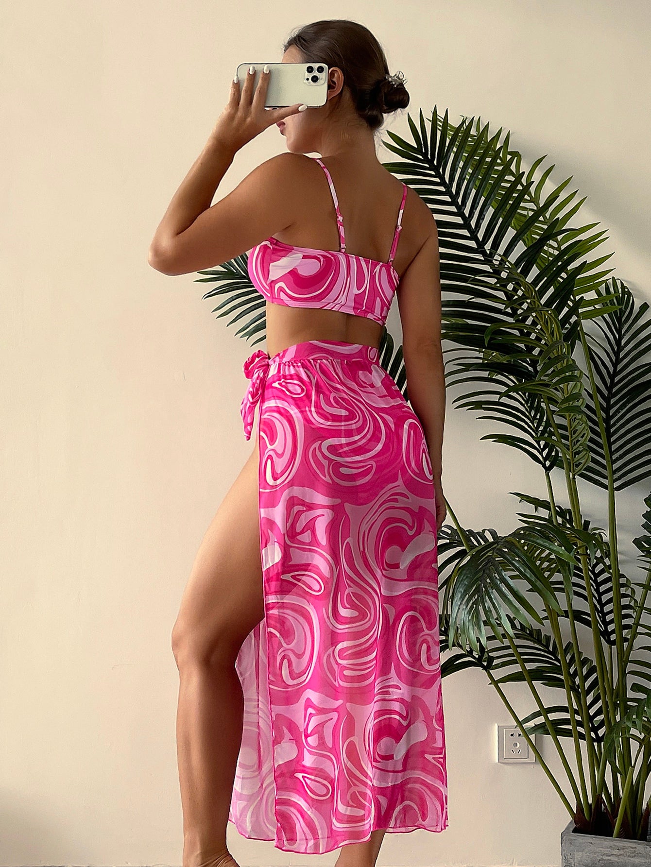 Conjunto Tomara Que Caia Com Pareô Estilo Moderno