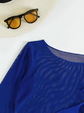 Conjunto Triângulo Com Blusa De Tule Estilo Moderno