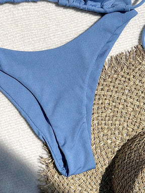 Biquíni Triângulo Tule Transparente Asa Delta