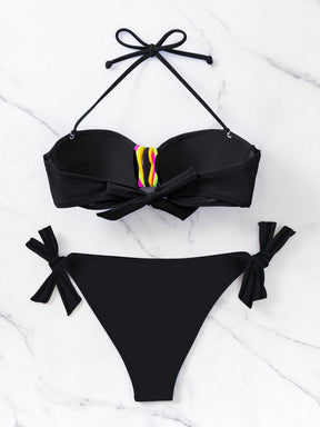 Biquíni Tomara Que Caia Com Detalhe Trançado Lateral