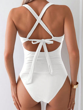 Maiô Meia Taça Com Alça Larga Estilo Modelador