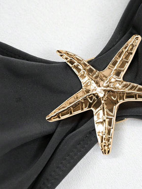 Conjunto Tomara Que Caia Com Saia Longa E Detalhe Estrela