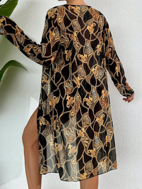 Conjunto Meia Taça Com Kimono Estilo Barroco