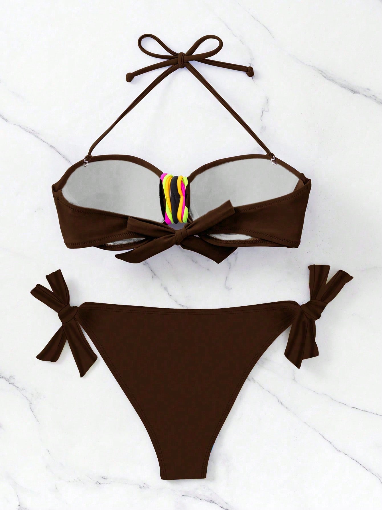 Biquíni Tomara Que Caia Com Detalhe Trançado Lateral