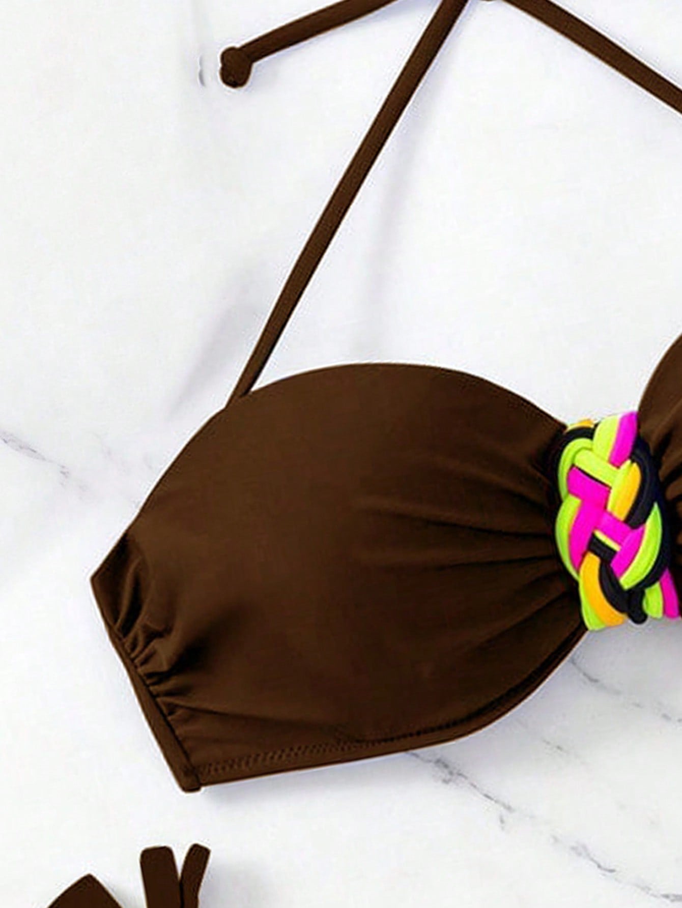 Biquíni Tomara Que Caia Com Detalhe Trançado Lateral