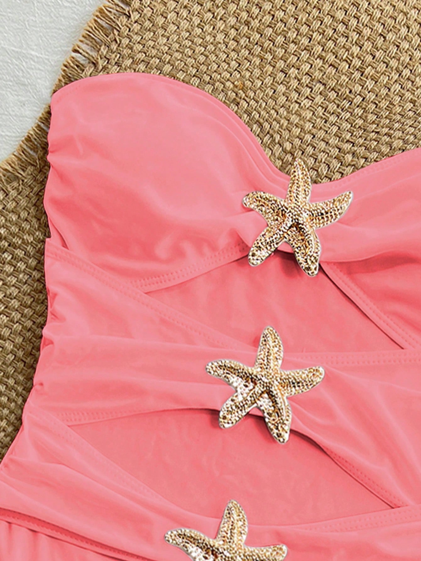 Maiô Tomara Que Caia Com Recortes E Apliques De Estrela