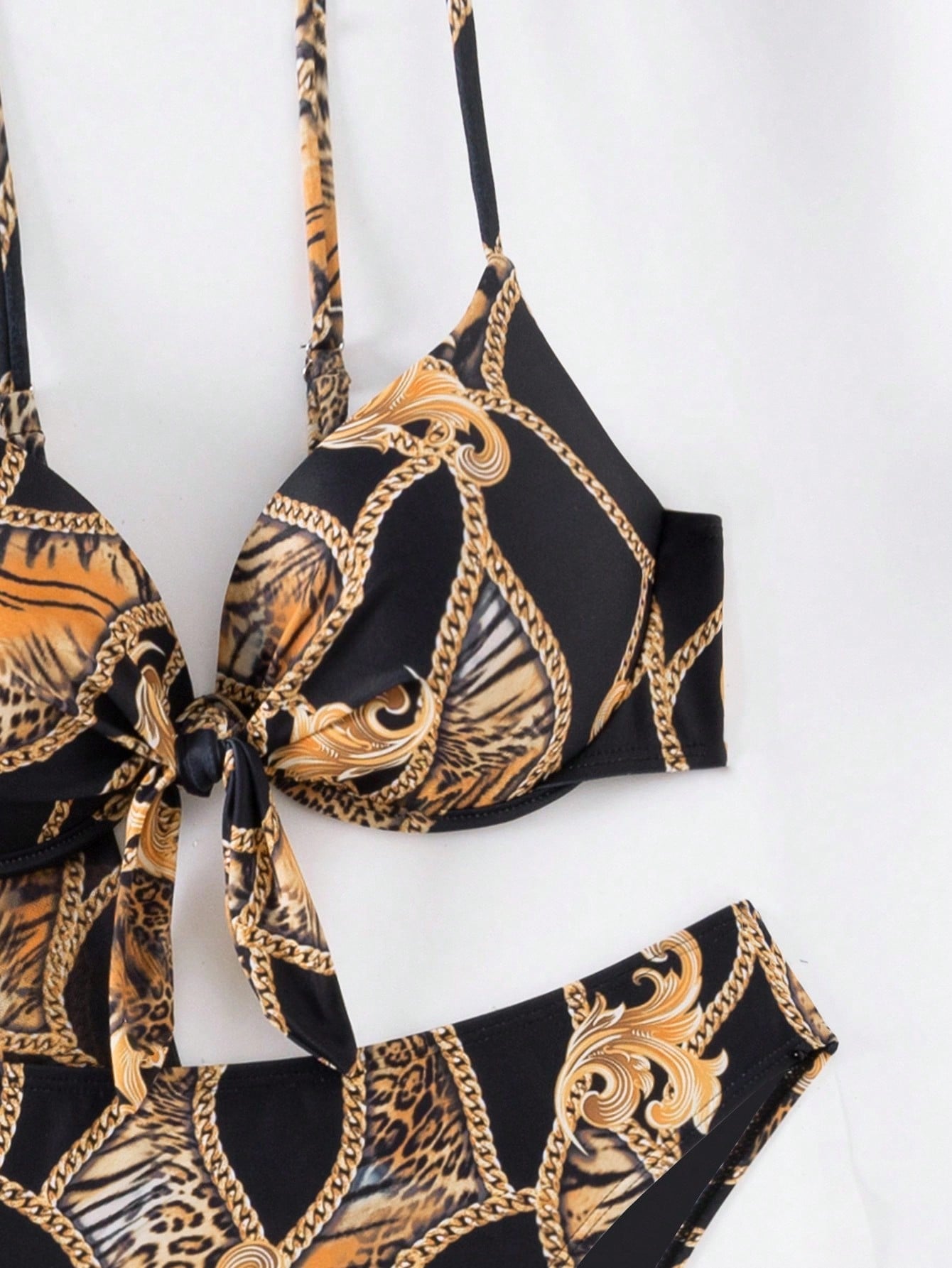 Conjunto Meia Taça Com Kimono Estilo Barroco