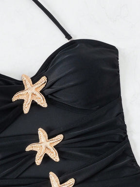 Maiô Tomara Que Caia Com Recortes E Apliques De Estrela