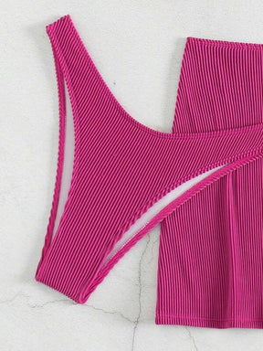 Conjunto Triângulo Com Saia Reta Estilo Minimalista